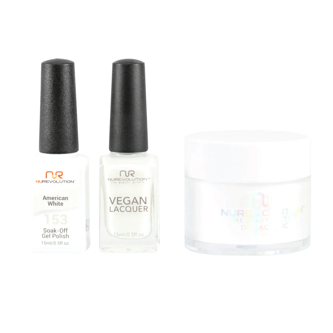 NuRevolution Trio set 153 American White - EMOI SUPPLY