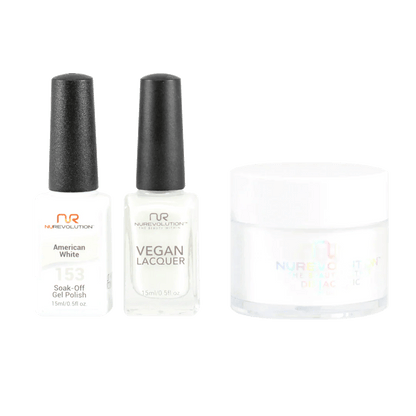 NuRevolution Trio set 153 American White - EMOI SUPPLY