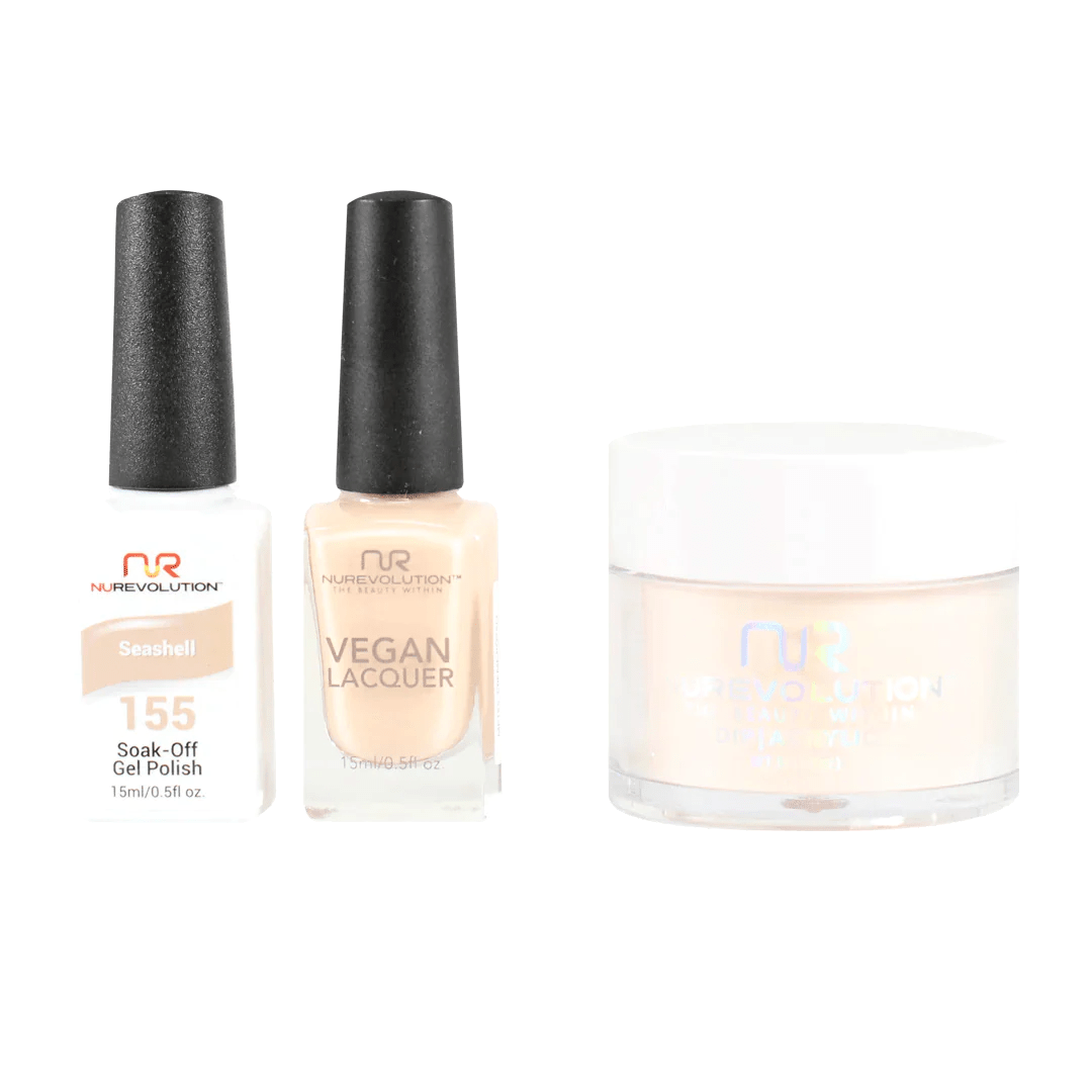 NuRevolution Trio set 155 Seashell - EMOI SUPPLY