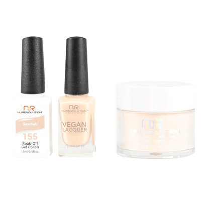 NuRevolution Trio set 155 Seashell - EMOI SUPPLY