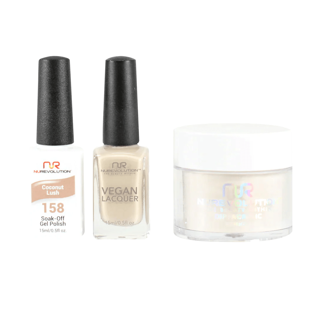 NuRevolution Trio set 158 Coconut Lush - EMOI SUPPLY