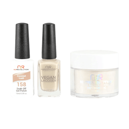 NuRevolution Trio set 158 Coconut Lush - EMOI SUPPLY