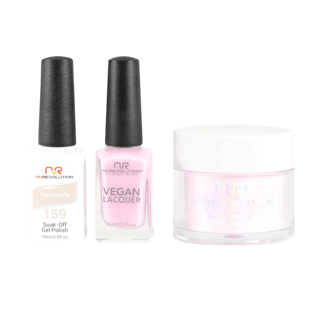 NuRevolution Trio set 159 Sandcastle - EMOI SUPPLY