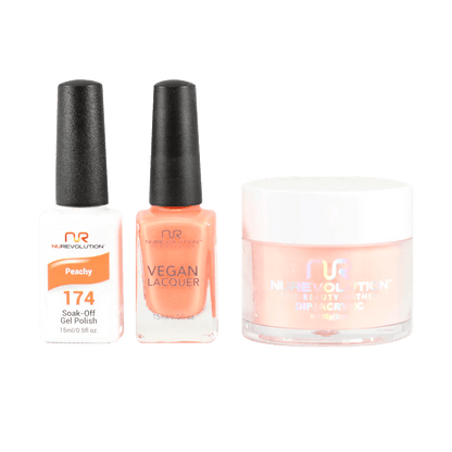 NuRevolution Trio set 174 Peachy - EMOI SUPPLY
