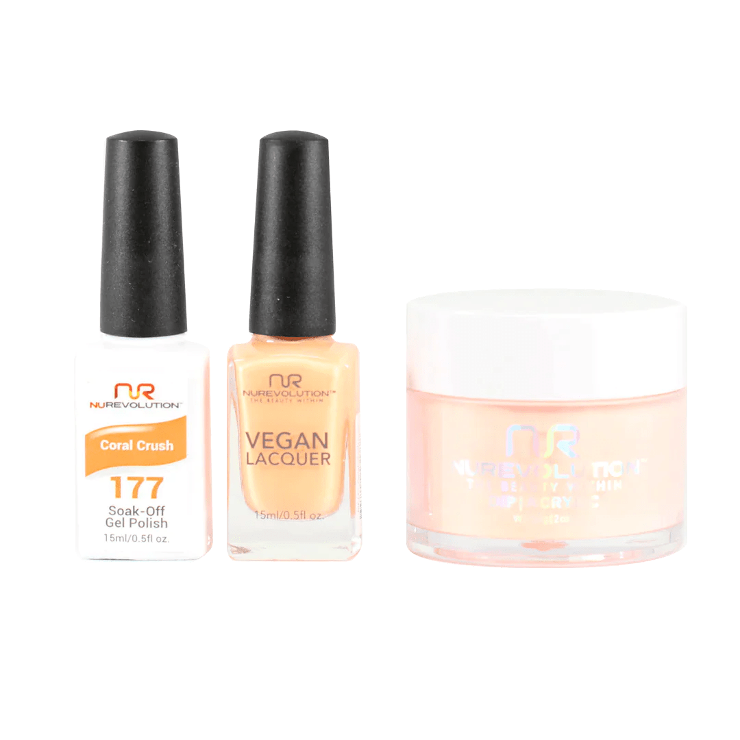 NuRevolution Trio set 177 Coral Crush - EMOI SUPPLY