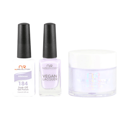 NuRevolution Trio set 184 Hibiscus - EMOI SUPPLY