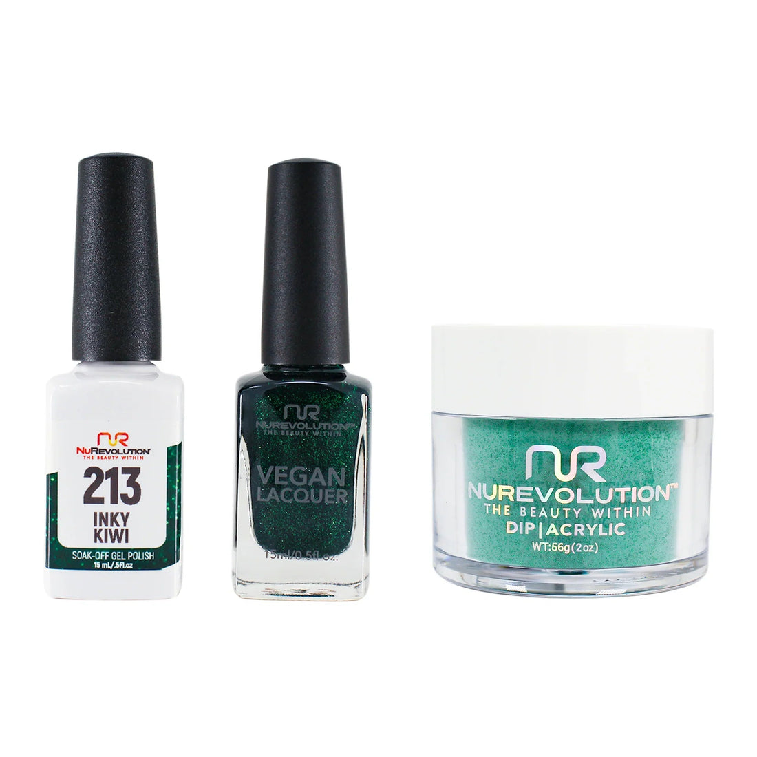 NuRevolution Trio set 213 Inky Kiwi - EMOI SUPPLY