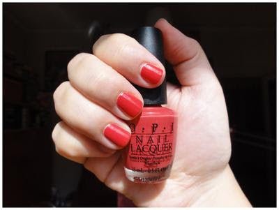 OPI Nail Lacquer - Paint My Moji Toes Red B75 - EMOI SUPPLY